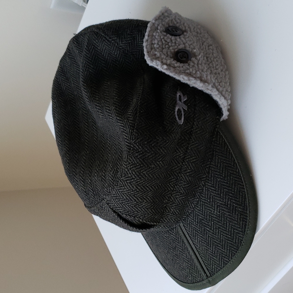 Outdoor Research Yukon Cap Black/Green Large/XL